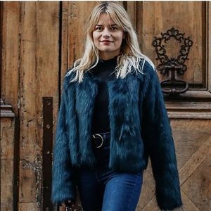 Free People Frankie Faux Fur Coat